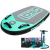 Driftsun Mako Inflatable Bodyboard With RigidAir Drop Stitch Tech, 42" L X 25" W