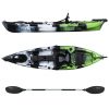 Elkton Outdoors Auklet 10' Single Person Rudder Operated Sit On Top Fishing Kayak SPORTING GOODS