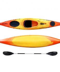 Driftsun Sculpin 12.5 Foot Long Rotomolded Sit-In Kayak, Includes SmartTrack Foot Operated Rudder SPORTING GOODS