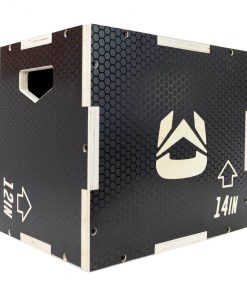 Ultra Fitness Gear 3 In 1 Anti-Slip Wood Plyo Box For Jump, Crossfit, Plyometrics. Sizes: 30/24/20, 24/20/16, 20/18/16, Or 16/14/12
