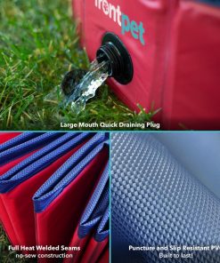 Frontpet Folding Dog Pool With Drain Plug PET SUPPLIES