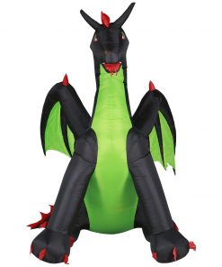 Holidayana HOME GOODS 9ft Inflatable Halloween Dragon