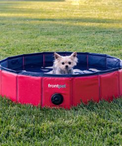 Frontpet Folding Dog Pool With Drain Plug PET SUPPLIES