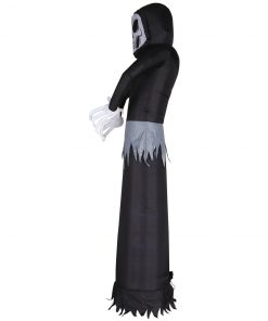 Holidayana HOME GOODS 9 Ft Black Reaper Ghost Halloween Inflatable 16 Holidayana HOME GOODS 9 Ft Black Reaper Ghost Halloween Inflatable