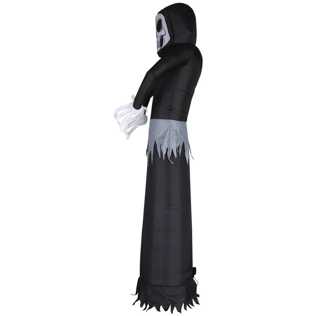 Holidayana HOME GOODS 9 Ft Black Reaper Ghost Halloween Inflatable 7 Holidayana HOME GOODS 9 Ft Black Reaper Ghost Halloween Inflatable