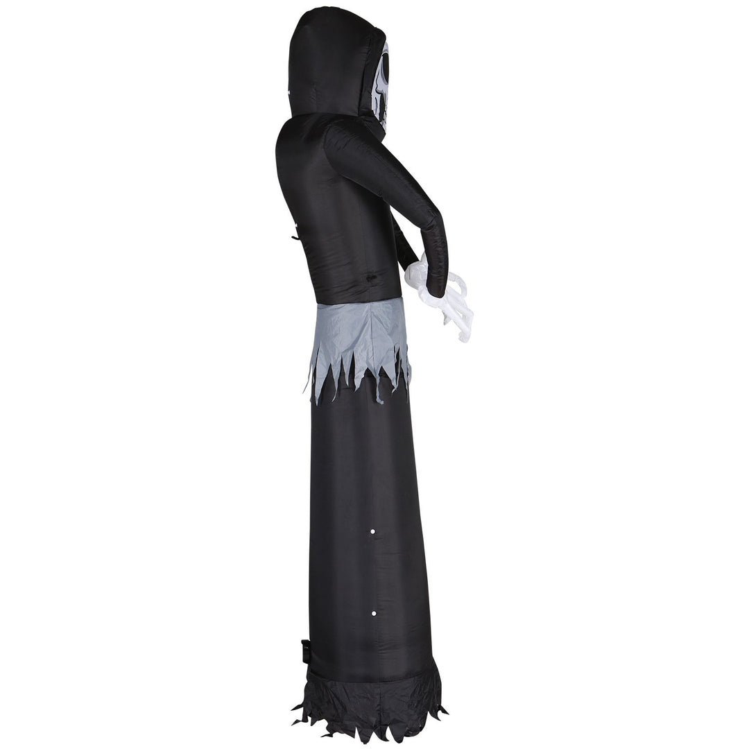 Holidayana HOME GOODS 9 Ft Black Reaper Ghost Halloween Inflatable 8 Holidayana HOME GOODS 9 Ft Black Reaper Ghost Halloween Inflatable