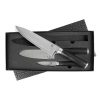 Zelancio Premium 3 Piece Japanese Steel Professional Chef Knife Set With High Carbon VG-10 Core And 67 Layer Damascus Steel, Wooden Handle