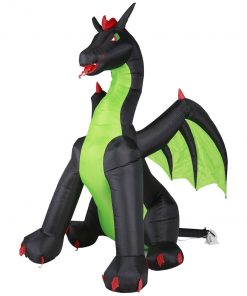 Holidayana HOME GOODS 9ft Inflatable Halloween Dragon