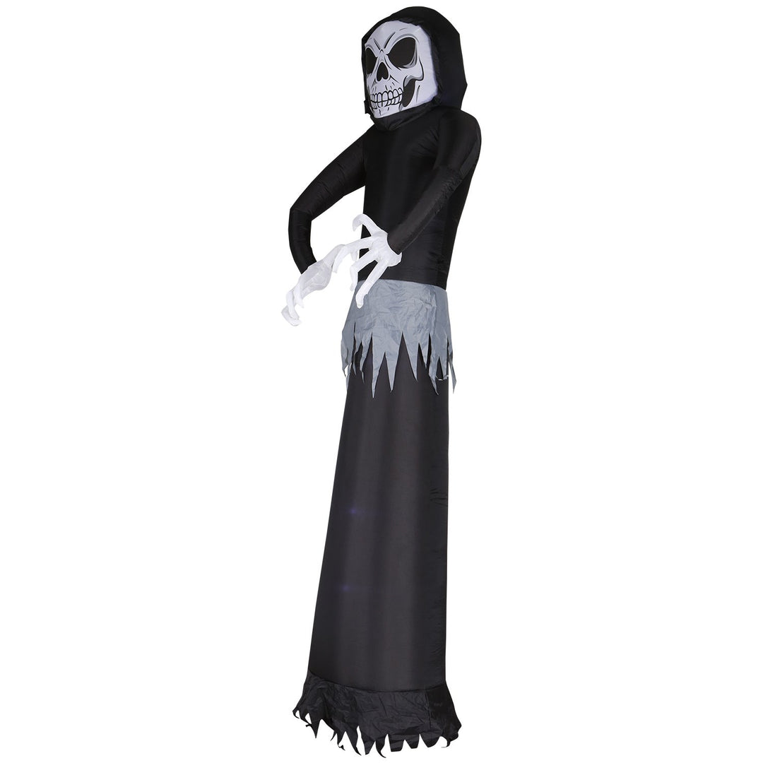 Holidayana HOME GOODS 9 Ft Black Reaper Ghost Halloween Inflatable 5 Holidayana HOME GOODS 9 Ft Black Reaper Ghost Halloween Inflatable
