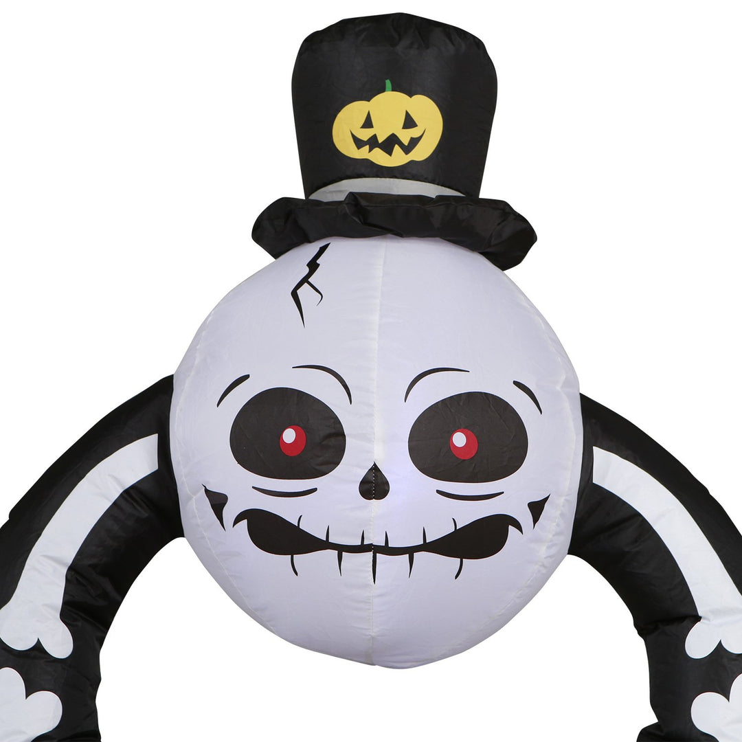 Holidayana HOME GOODS 5 Ft Spooky Headless Skeleton Halloween Inflatable 10 Holidayana HOME GOODS 5 Ft Spooky Headless Skeleton Halloween Inflatable