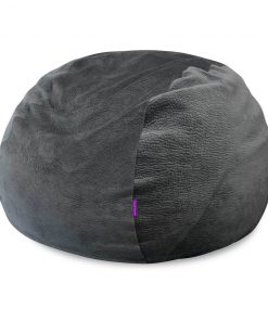 Moonstone Grey Velvet 4ft Memory Foam Bean Bag