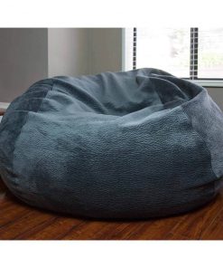 Moonstone Grey Velvet 4ft Memory Foam Bean Bag