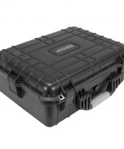 Elkton Outdoors SPORTING GOODS Hard 5 Pistol Gun Case With Locking Holes & Auto Pressure Adjustment