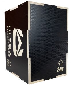 Ultra Fitness Gear 3 In 1 Anti-Slip Wood Plyo Box For Jump, Crossfit, Plyometrics. Sizes: 30/24/20, 24/20/16, 20/18/16, Or 16/14/12
