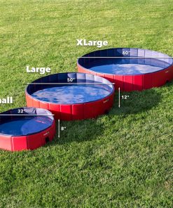 Frontpet Folding Dog Pool With Drain Plug PET SUPPLIES
