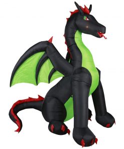 Holidayana HOME GOODS 9ft Inflatable Halloween Dragon