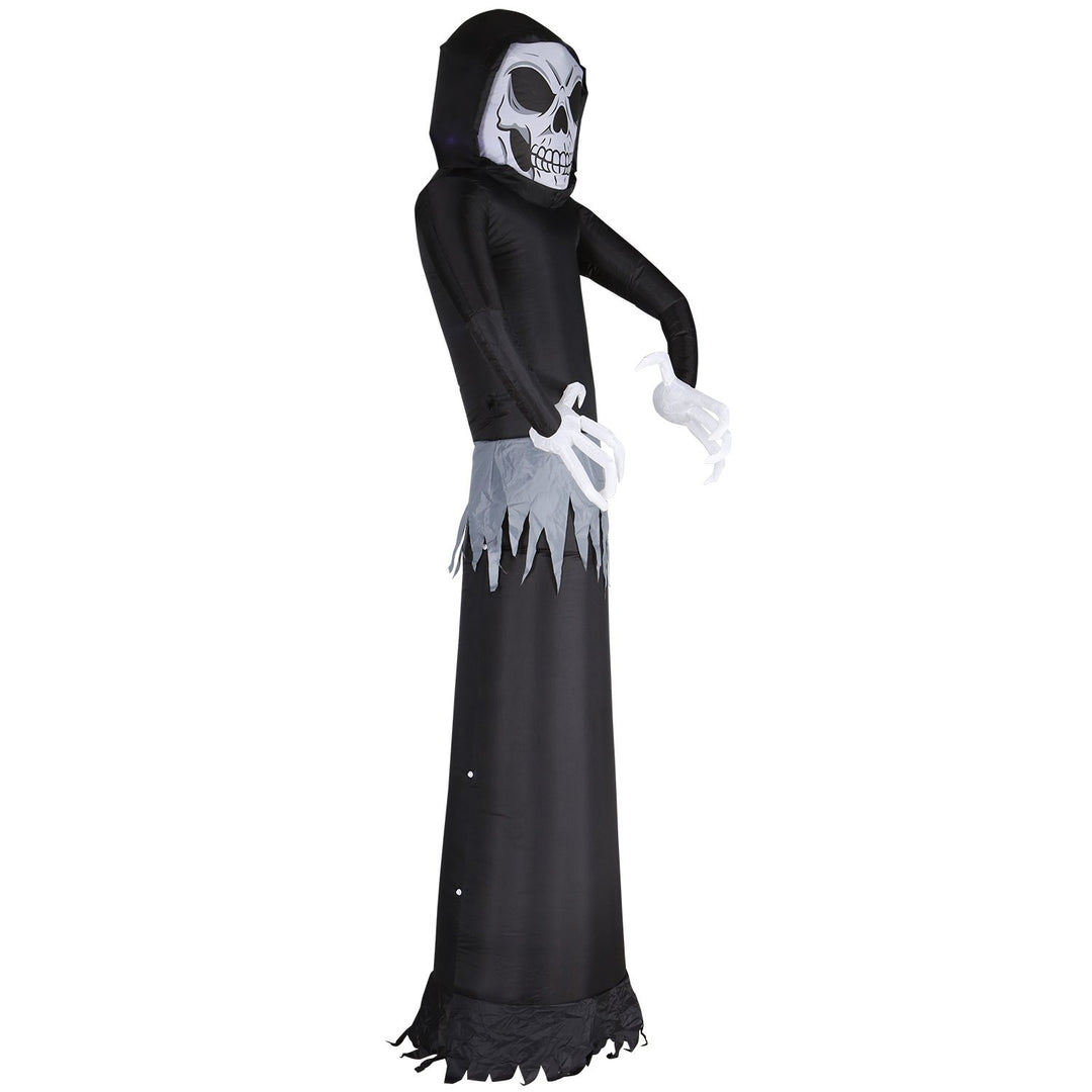 Holidayana HOME GOODS 9 Ft Black Reaper Ghost Halloween Inflatable 6 Holidayana HOME GOODS 9 Ft Black Reaper Ghost Halloween Inflatable