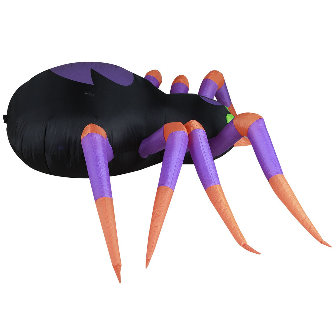 Holidayana 8 Ft Long Creepy Crawly Spider Halloween Inflatable 8 Holidayana 8 Ft Long Creepy Crawly Spider Halloween Inflatable