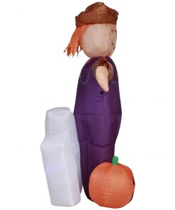 Holidayana HOME GOODS 6 Ft Festive Scarecrow With Jack O' Lantern Halloween Inflatable 16 Holidayana HOME GOODS 6 Ft Festive Scarecrow With Jack O' Lantern Halloween Inflatable
