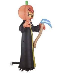 Holidayana 10 Ft Pumpkin Head Reaper With Scythe Halloween Inflatable HOME GOODS 15 Holidayana 10 Ft Pumpkin Head Reaper With Scythe Halloween Inflatable HOME GOODS
