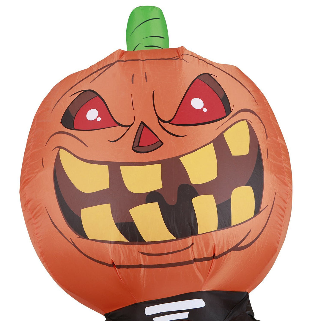 Holidayana 10 Ft Pumpkin Head Reaper With Scythe Halloween Inflatable HOME GOODS 9 Holidayana 10 Ft Pumpkin Head Reaper With Scythe Halloween Inflatable HOME GOODS