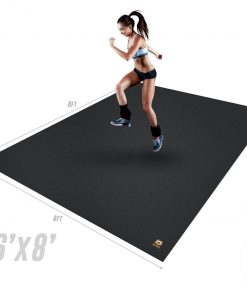 Ultra Fitness Gear Super Durable Exercise Work-Out Mat, Anti-Microbial Fitness Mat For Yoga, Weight Training & Stretching - Multiple Sizes