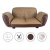 Frontpet PET SUPPLIES Reclining Pet Sofa With Stylish Water Resistant Faux Leather Finish