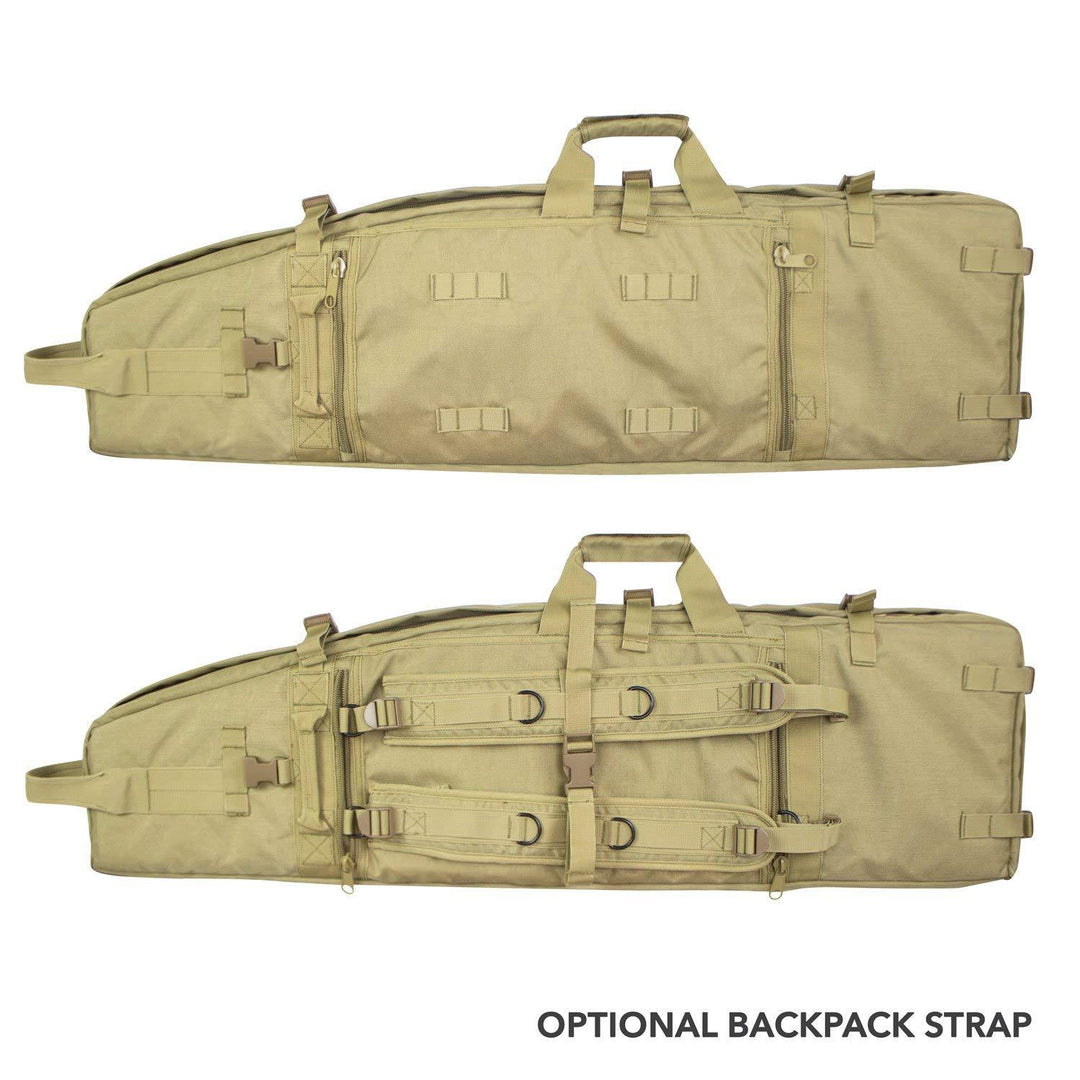 Elkton Outdoors SPORTING GOODS Tactical Rifle Drag Bag With Optional Backpack Straps 5 Elkton Outdoors SPORTING GOODS Tactical Rifle Drag Bag With Optional Backpack Straps