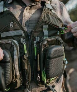Elkton Outdoors Fly Fishing Vest Backpack With Wading Pack