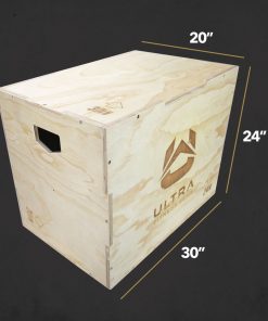 Ultra Fitness Gear 3 In 1 Wood Plyo Box For Jump, Crossfit, Plyometrics. Sizes: 30/24/20, 24/20/16, 20/18/16, Or 16/14/12 SPORTING GOODS