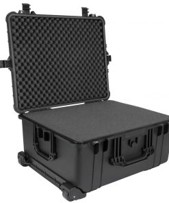 Elkton Outdoors 8 Pistol Hard Rolling Gun Case- TSA Approved: Crush Resistant & Waterproof SPORTING GOODS