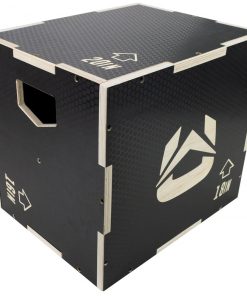 Ultra Fitness Gear 3 In 1 Anti-Slip Wood Plyo Box For Jump, Crossfit, Plyometrics. Sizes: 30/24/20, 24/20/16, 20/18/16, Or 16/14/12
