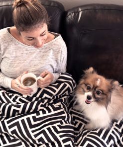 Moonstone HOME GOODS Premium Weighted Blanket In Minky Duvet Cover