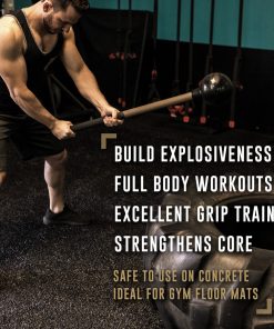 Ultra Fitness Gear Ultra Fitness Workout Mace Bell - 8 & 12 Lbs Sledge Hammer With Anti-Slip Handle For Functional Core Training Exercise