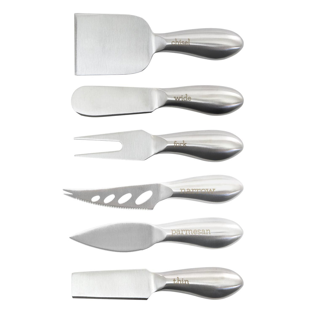 Zelancio Premium Stainless Steel Cheese Tool Set, Includes 6 Piece Cheese Knife Box Set, Cut, Spread, Shave And Serve All Your Favorite Cheeses HOME GOODS 3 Zelancio Premium Stainless Steel Cheese Tool Set, Includes 6 Piece Cheese Knife Box Set, Cut, Spread, Shave And Serve All Your Favorite Cheeses HOME GOODS