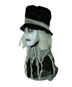 Holidayana Animatronic Spinning Severed Head - Sound And Touch Activated Halloween Decoration Lighted Eyes Patio & Outdoors