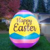 Holidayana HOME GOODS Inflatable Easter Egg Decoration With Built-In Fan And LED Lights