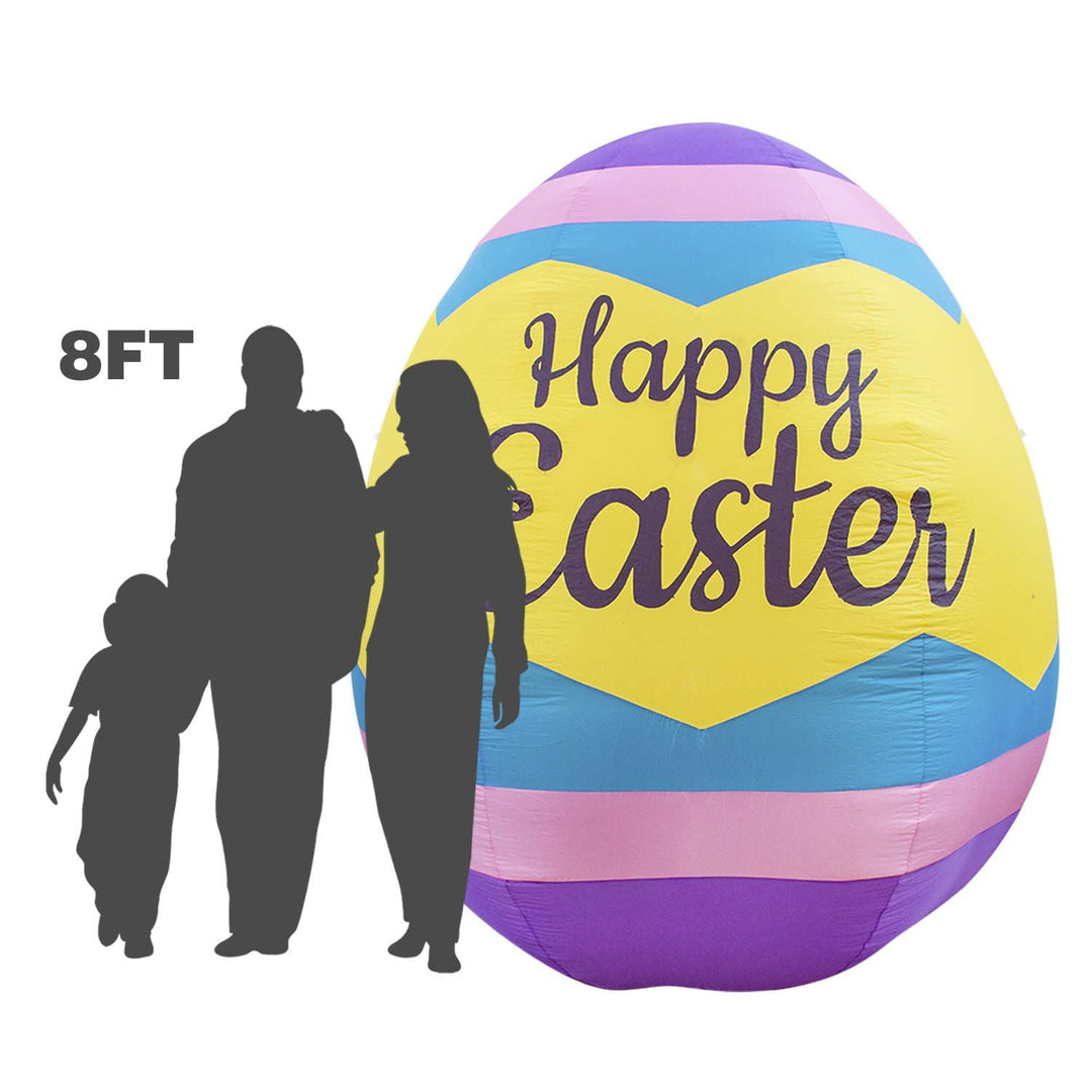 Holidayana HOME GOODS Inflatable Easter Egg Decoration With Built-In Fan And LED Lights 3 Holidayana HOME GOODS Inflatable Easter Egg Decoration With Built-In Fan And LED Lights