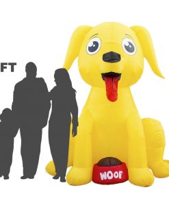 Holidayana HOME GOODS Inflatable Big Dog Decoration With Built In Fan And LED Lights 10 Holidayana HOME GOODS Inflatable Big Dog Decoration With Built In Fan And LED Lights