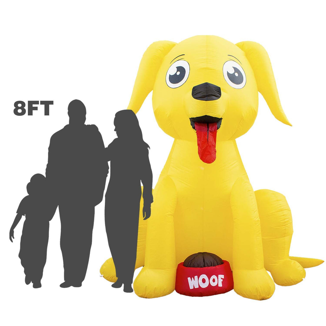 Holidayana HOME GOODS Inflatable Big Dog Decoration With Built In Fan And LED Lights 3 Holidayana HOME GOODS Inflatable Big Dog Decoration With Built In Fan And LED Lights