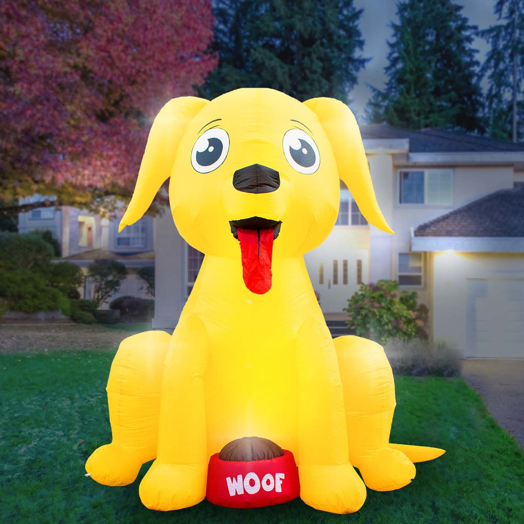 Holidayana HOME GOODS Inflatable Big Dog Decoration With Built In Fan And LED Lights 1 Holidayana HOME GOODS Inflatable Big Dog Decoration With Built In Fan And LED Lights