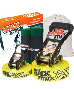 SPORTING GOODS Driftsun 50ft Complete Slackline Kit With Ratchet, Training Line & Bag