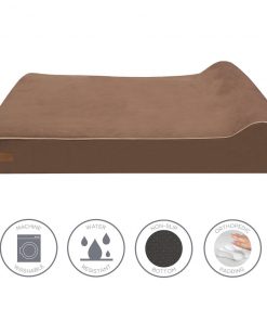Frontpet PET SUPPLIES Memory Foam Dog Bed With Machine Washable Microfiber Slipcover