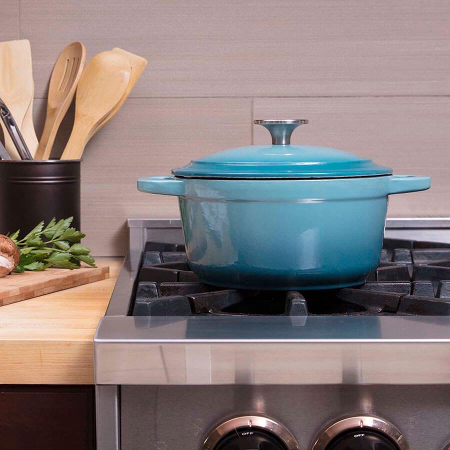 Zelancio 3 Quart Enameled Cast Iron Dutch Oven With Lid 19 Zelancio 3 Quart Enameled Cast Iron Dutch Oven With Lid