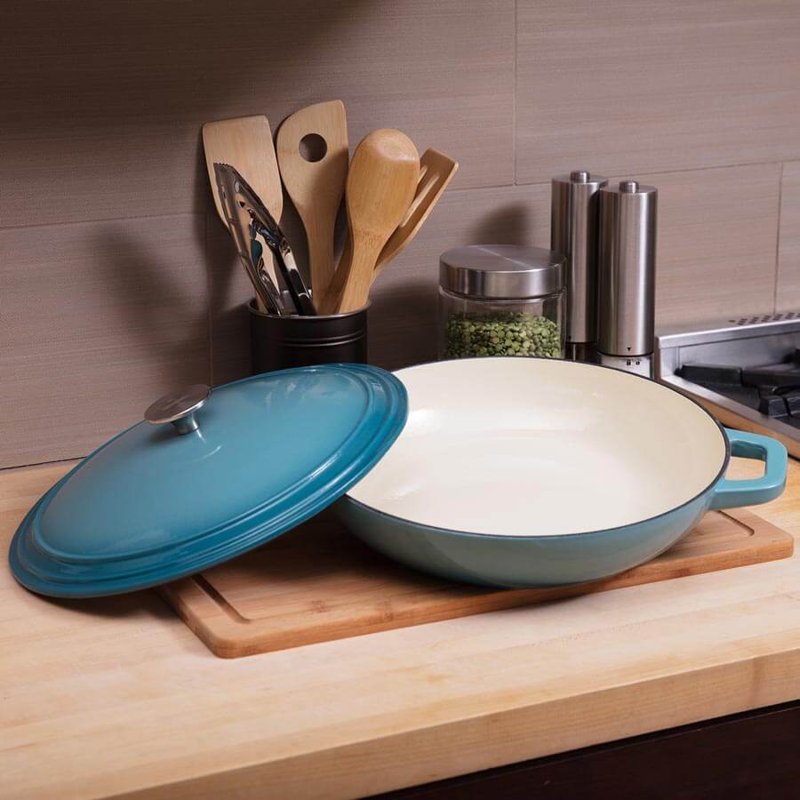 Zelancio HOME GOODS 3 Quart Enameled Cast Iron Casserole Dish With Lid 20 Zelancio HOME GOODS 3 Quart Enameled Cast Iron Casserole Dish With Lid