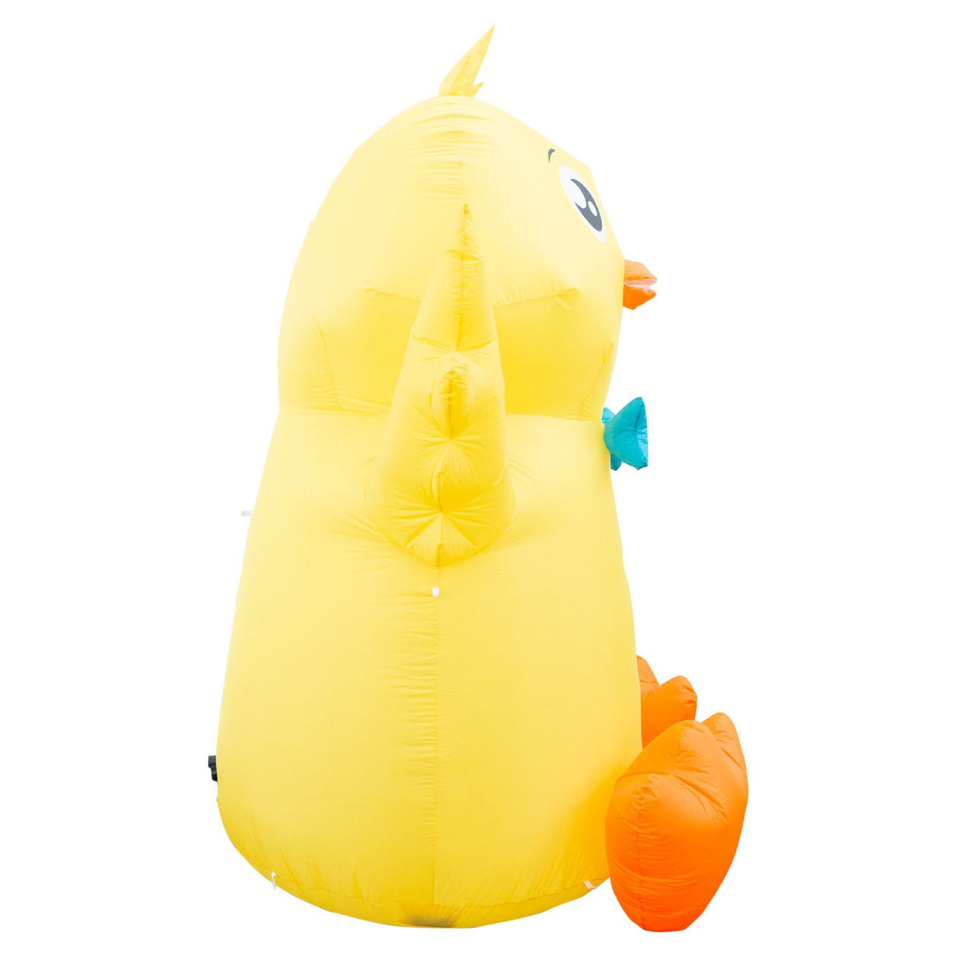Holidayana Inflatable Easter Baby Chick With Easter Eggs Basket Decoration With Built-In Fan And LED Lights 7 Holidayana Inflatable Easter Baby Chick With Easter Eggs Basket Decoration With Built-In Fan And LED Lights