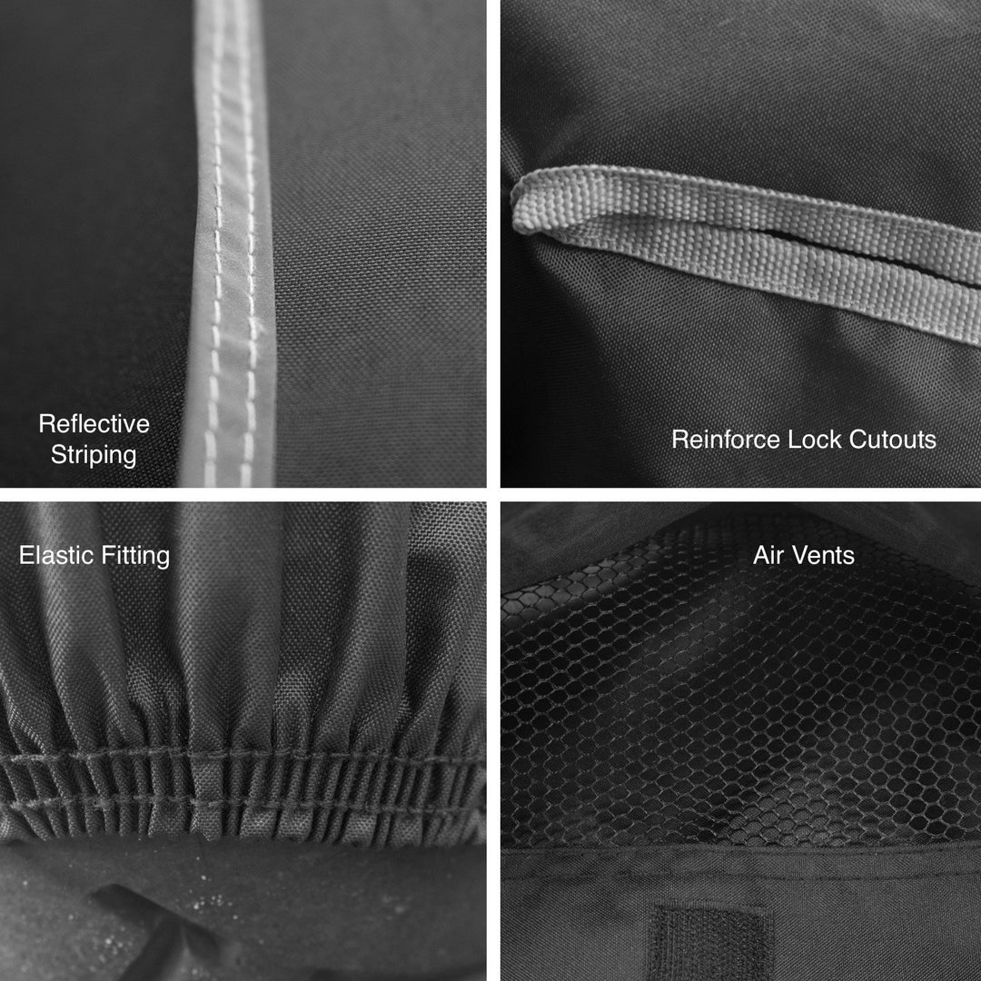 VuzMoto VEHICLE ACCESSORIES Corsair All-Weather Motorcycle Cover 5 VuzMoto VEHICLE ACCESSORIES Corsair All-Weather Motorcycle Cover