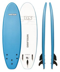 Driftsun Nymbus Foam Surfboard, EPS Foam Core, Includes 3 Removable Fins