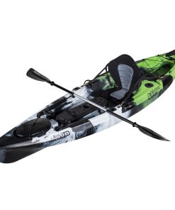 Elkton Outdoors Auklet 10' Single Person Rudder Operated Sit On Top Fishing Kayak SPORTING GOODS