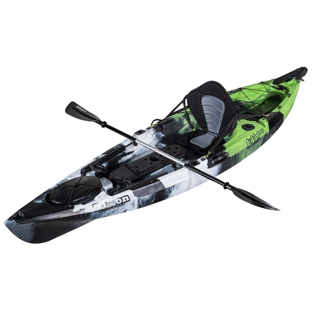 Elkton Outdoors Auklet 10' Single Person Rudder Operated Sit On Top Fishing Kayak SPORTING GOODS 2 Elkton Outdoors Auklet 10' Single Person Rudder Operated Sit On Top Fishing Kayak SPORTING GOODS